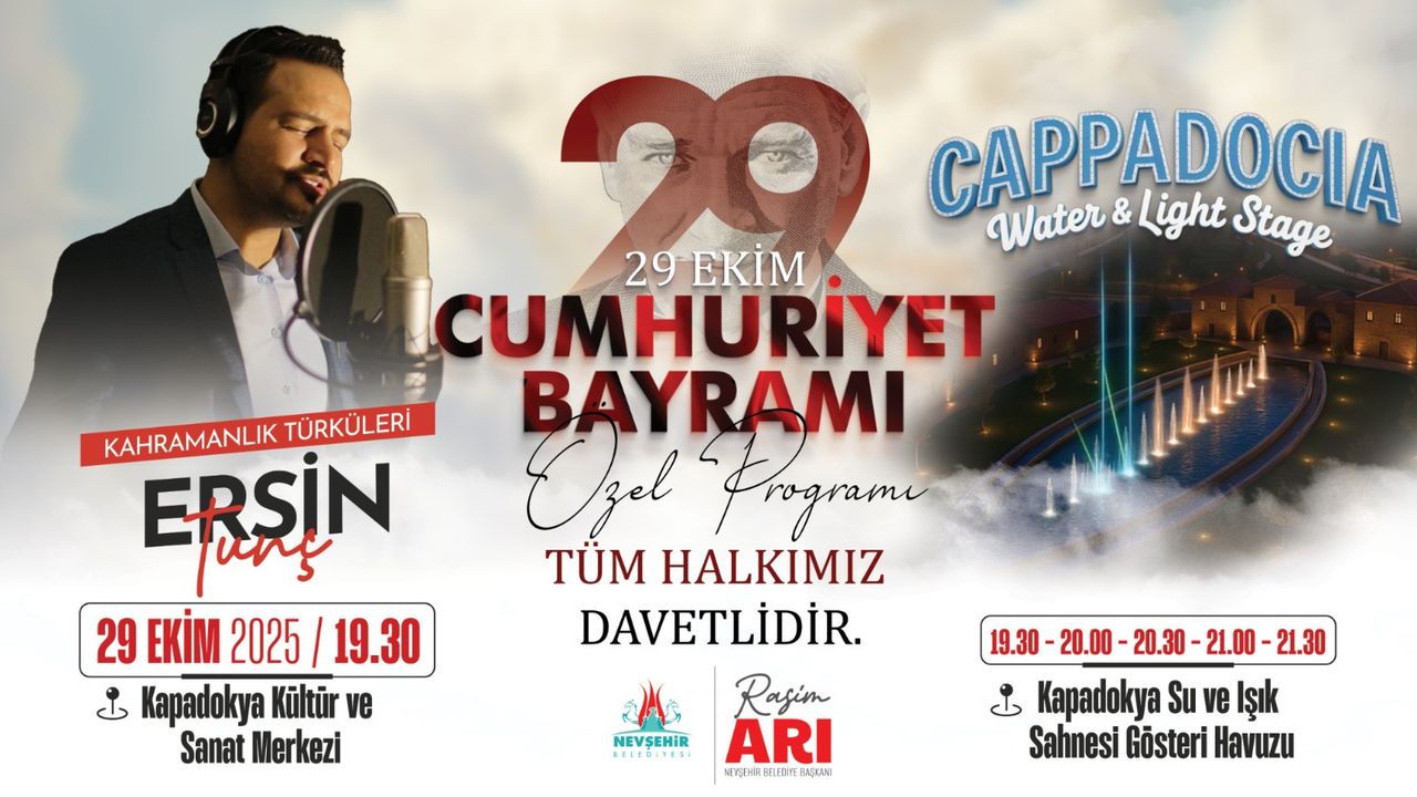 Nevşehir Belediyesi’nden 29 Ekim Coşkusuna Özel Programlar