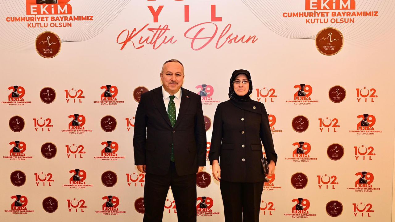 Nevşehir’de Cumhuriyet Bayramı Resepsiyonu Düzenlendi