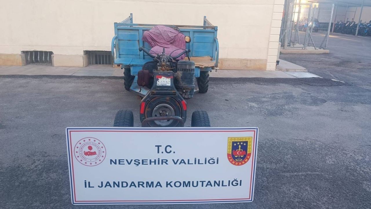 Ürgüp’te Bağ Evinden Çalınan Pat Pat Jandarma Tarafından Bulundu