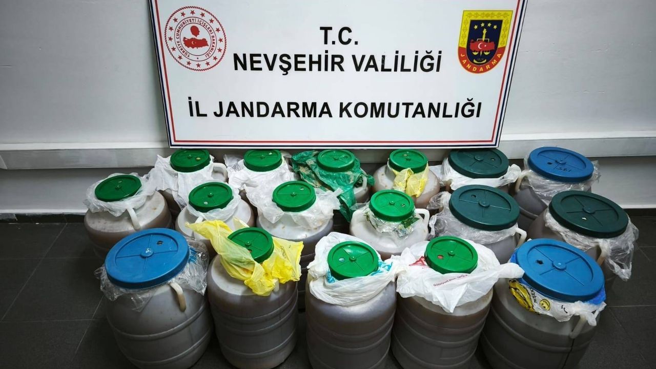 Bağ Evinde 470 Litre Kaçak Alkol Ele Geçirildi