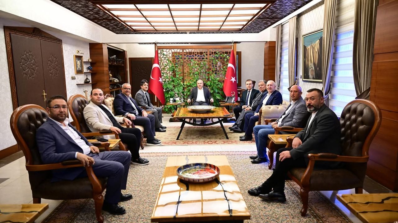 Vali Ali Fidan, NTSO Başkan Adayı Yüksel Babaoğlu ve Ekibini Kabul Etti