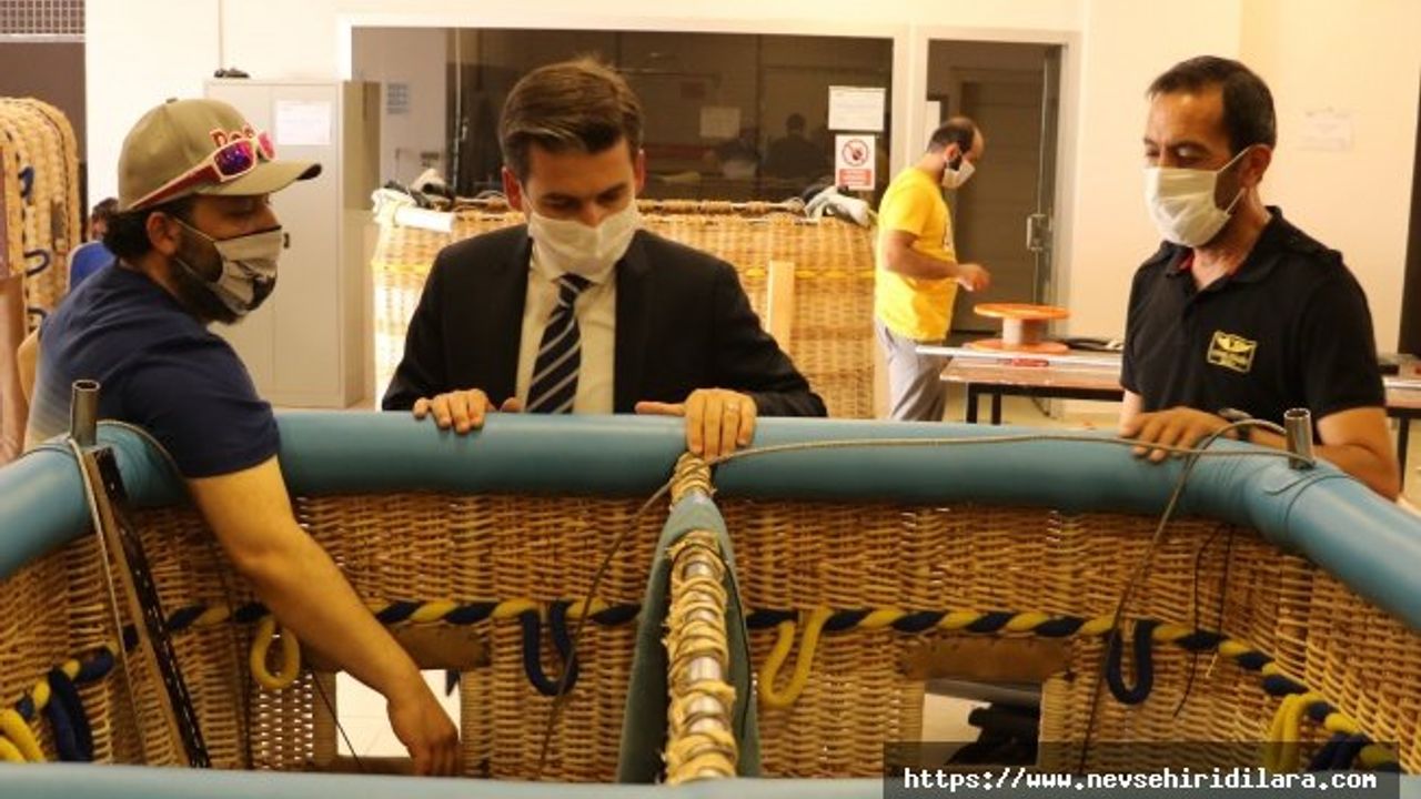 Kaymakam Maraşlı, Pasha Balonu Ziyaret Etti