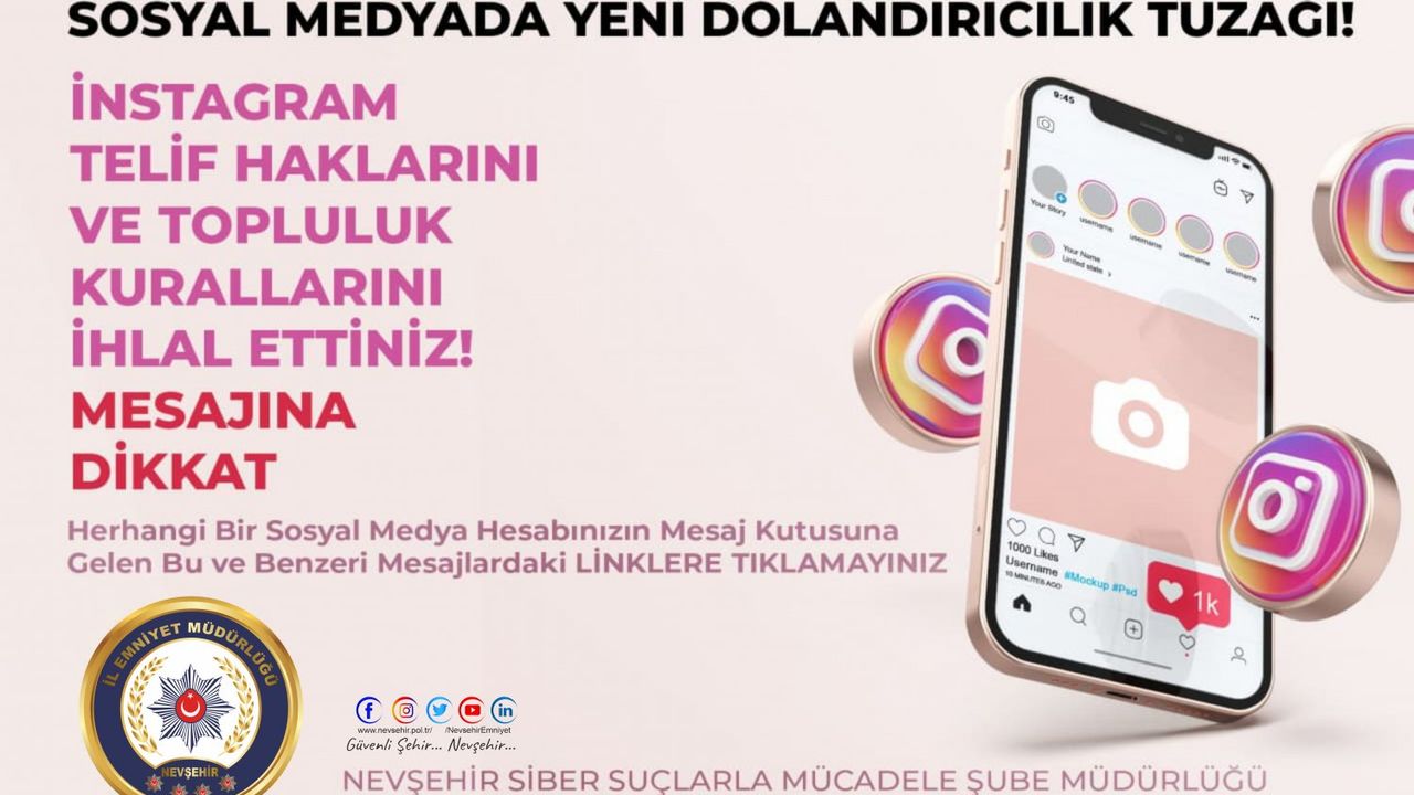 Aman Dikkat! Mesaj Göndererek İnstagram Çalıyorlar !