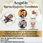 Acıgöl'de Kur’an Ziyafeti Programı Düzenlenecek