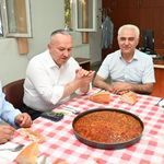 Vali Fidan, Lale Sanayi Esnafıyla Buluştu, Sanayi Pilavı Yedi