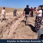 Köylüler ile Belediye Arasında 'Su' Krizi