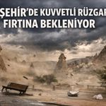 Nevşehir’de Kuvvetli Rüzgar ve Fırtına Bekleniyor