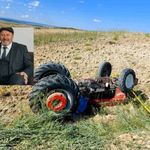 Devrilen Traktörün Altında Kalan Sürücü Hayatını Kaybetti