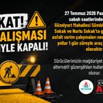 Güzelyurt Mahallesi’nde 3 Sokak Trafiğe Kapatılacak