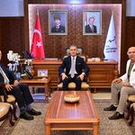 Eski Kültür ve Sağlık Bakanı Bülent Akarcalı ve KAPYAD Başkanı Ömer Tosun’dan Vali Hüseyin Kök’e Ziyaret