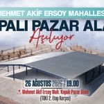 Kapalı Semt Pazarı Hizmete Açılıyor