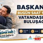 Başkan Arı, Bugün Saat 18.00’de Vatandaşlarla Buluşacak