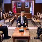 Nurullah Uzer ve Abdulsamed Uzer’den Vali Hüseyin Kök’e Ziyaret