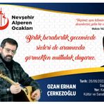 Nevşehir Alperen Ocakları Birlik Ve Beraberlik Gecesi Düzenliyor...