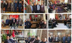 Yüksel Babaoğlu ve Ekibi Belediye Başkanlarına Hayırlı Olsun Ziyaretlerini Sürdürdü
