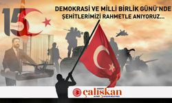 Milletvekili Emre Çalışkan: "15 Temmuz Demokrasi ve Milli Birlik Gününde Şehitlerimizi Rahmetle Anıyoruz"