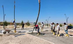 Kahveci Dağı Rekreasyon Alanına İlk Beton Atıldı