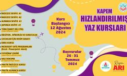 KAPEM'de Açılacak Olan Hızlandırılmış Yaz Kursları için Kayıtlar Başlıyor