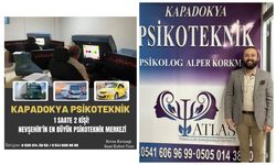 Kapadokya Psikoteknik | Nevşehir'in En Büyük Psikoteknik Merkezi | 1 Saate 2 Kişi!