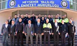 Nevşehir Emniyet Müdürlüğü'nde Başarı Belgesi Takdimi