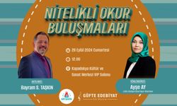 Nitelikli Okur Buluşmalarının Konuğu Yazar Bayram S. Taşkın