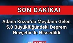 Deprem Nevşehir’de Hissedildi