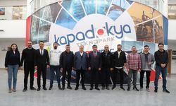 NTSO Başkanı Parmaksız ve Rektör Aktekin Kapadokya Teknopark’ta İncelemelerde Bulundu