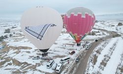 Kapadokya'da Balonlar ‘Gazze'de Barış' İçin Havalandı