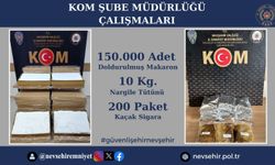 Nevşehir'de 150 Bin Adet Doldurulmuş Makaron Ele Geçirildi