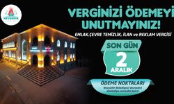 Nevşehir Belediyesi’nden Vergi Ödeme Hatırlatması