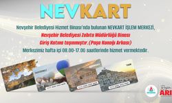 Nevşehir'de NevKart İşlem Merkezi Yeni Yerinde