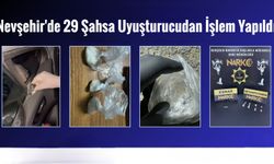 Nevşehir'de 29 Şahsa Uyuşturucudan İşlem Yapıldı