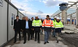 Vali Fidan, Kapadokya Havalimanı Terminal İnşaatında İncelemelerde Bulundu