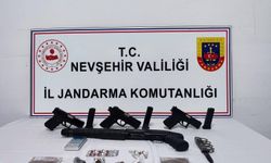 Nevşehir'de Aranan Evde Cephanelik Çıktı