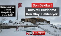 Son Dakika! Kuvvetli Buzlanma ve Don Olayı Bekleniyor