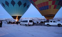 Kapadokya'da Görsel Şölen -20°C'de Kaldığı Yerden Devam Etti