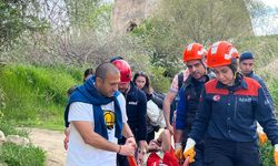 Güvercinlik Vadisi'nde Yaralanan Turist Kurtarıldı