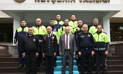 Vali Fidan’dan Emniyet ve Jandarma Trafik Personeline Başarı Belgesi