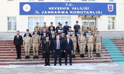 Vali Ali Fidan, Merkez İlçe Jandarma Komutanlığı’nı ziyaret etti