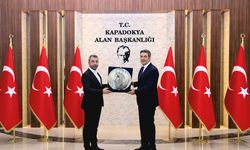 Güneş Kapadokya Alan Başkanı Cem Aslanbay’ı Ziyaret Etti