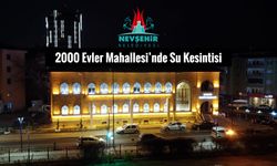 2000 Evler Mahallesi’nde Su Kesintisi