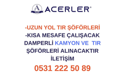 Tır ve Kamyon Şoförleri Aranıyor