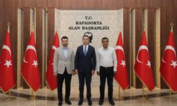Turan Balak ve Kürşat Koç’tan Kapadokya Alan Başkanı Aslanbay’a Ziyaret