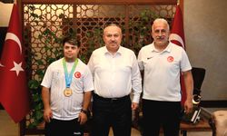Avrupa Şampiyonu Ramazan Ünlü, Vali Ali Fidan’ı Ziyaret Etti
