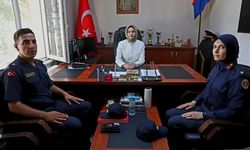 Derinkuyu Kaymakamı Esra Bozan’dan Jandarma Komutanlığına Ziyaret