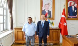 Örnek Muhtar! Minnet Abdioğlu’ndan Kaymakam Açar’a Ziyaret