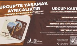 Ürgüp Belediyesi’nden Akıllı Kent için ilk Adım: Ürgüp Kart Kullanıma Sunuldu