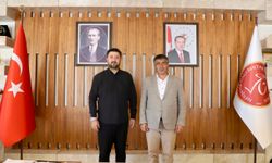 AK Parti Nevşehir Milletvekili Emre Çalışkan’dan NEVÜ Rektörü Aktekin’e Ziyaret