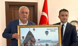 Başkan Ömer Eren’den Avanos Kaymakamı Osman Bilici’ye ziyaret