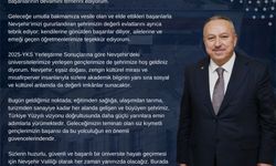 Vali Ali Fidan’dan YKS’de Başarı Gösteren Öğrencilere Tebrik